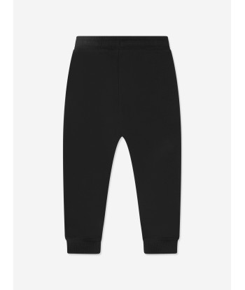 Moschino Kids Teddy Logo Joggers in Black d'Europe débarque