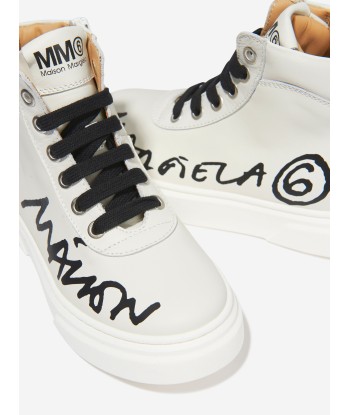 MM6 Maison Margiela Kids Leather High Top Trainers votre