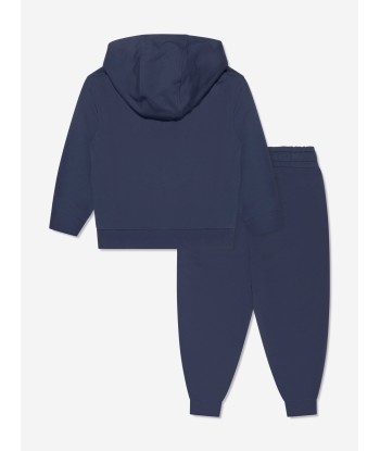 Moschino Kids Teddy Logo Tracksuit in Navy une grave pollution 