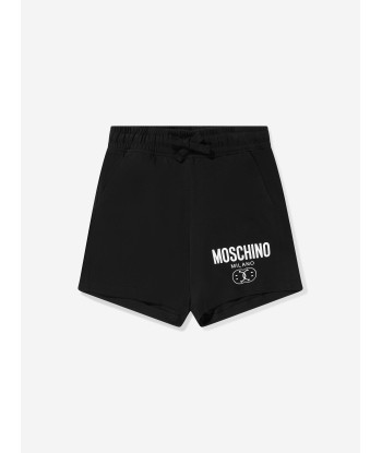 Moschino Boys Milano Logo T-Shirt And Shorts Set in White basket pas cher