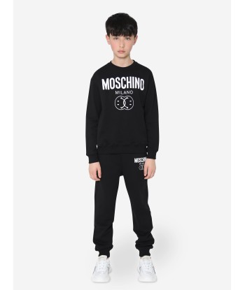 Moschino Boys Milano Logo Tracksuit in Black Faites des économies