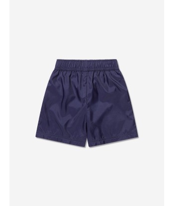 Moschino Boys Teddy Logo Swim Shorts in Navy Comparez plus de prix