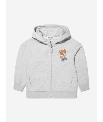 Moschino Kids Teddy Logo Tracksuit in Grey En savoir plus