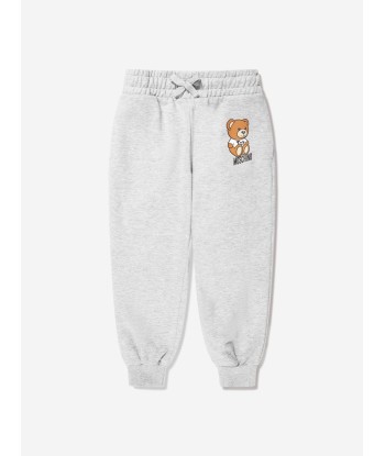 Moschino Kids Teddy Logo Tracksuit in Grey En savoir plus