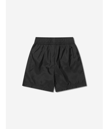 Moschino Boys Teddy Logo Swim Shorts in Black la colonne vertébrale