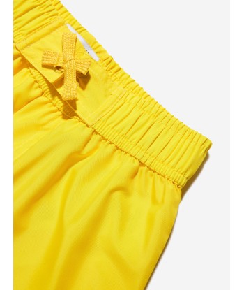 Moschino Boys Teddy Logo Swim Shorts in Yellow Par le système avancé 