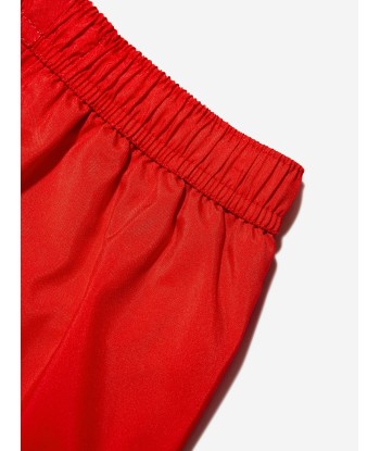 Moschino Boys Teddy Logo Swim Shorts in Red du meilleur 