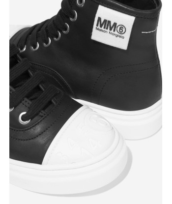 MM6 Maison Margiela Kids Leather High Top Trainers ou a consommer sur place