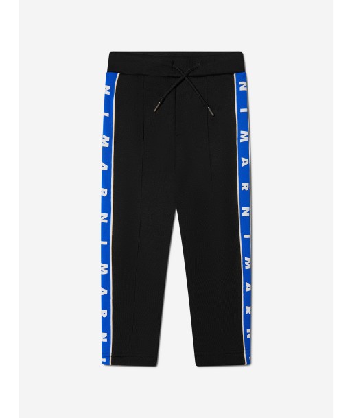 MARNI Kids Logo Tape Joggers basket pas cher