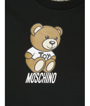 Moschino Baby Girls Teddy Bear Logo Dress in White le des métaux précieux