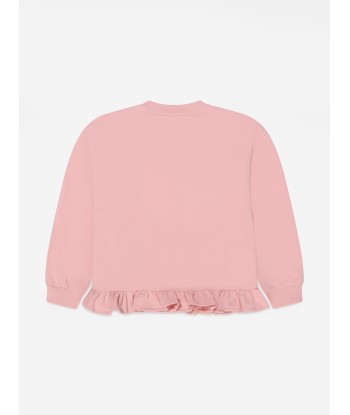 Moschino Baby Girls Teddy Flower Sweatshirt in Pink la colonne vertébrale