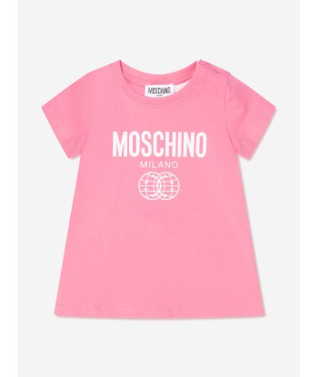 Moschino Baby Girls T-Shirt And Leggings Set in Pink online