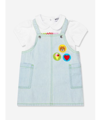 Moschino Baby Girls T-Shirt And Dress Set in Blue france