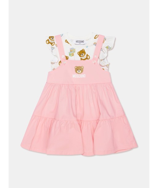 Moschino Baby Girls T-Shirt And Dress Set in Pink Amélioration de cerveau avec