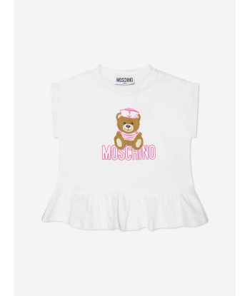 Moschino Baby Girls T-Shirt And Leggings Set in White des créatures d'habitude