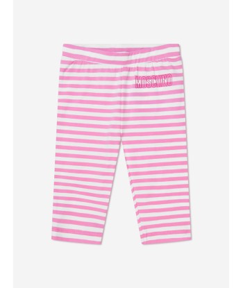 Moschino Baby Girls T-Shirt And Leggings Set in White des créatures d'habitude