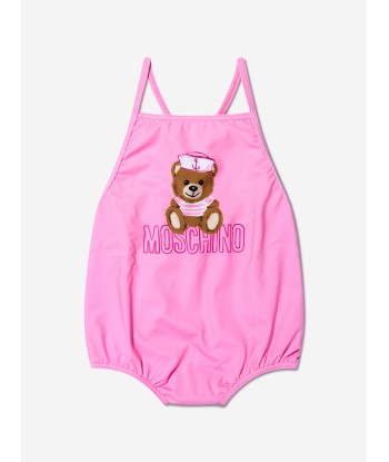 Moschino Baby Girls Swimsuit With Gift Box in Pink de votre