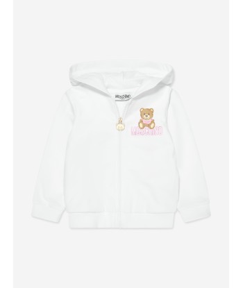 Moschino Baby Girls Zip Up Hoodie And Leggings Set in White Le MVP de beaucoup