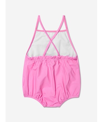 Moschino Baby Girls Swimsuit With Gift Box in Pink de votre