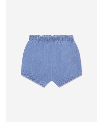 Moschino Baby Girls Denim Shorts in Blue outlet