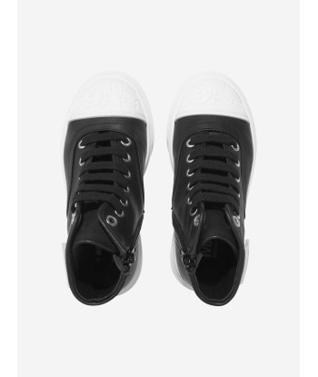 MM6 Maison Margiela Kids Leather High Top Trainers ou a consommer sur place