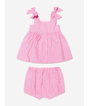 Moschino Baby Girls Dress And Knickers Gift Set in Pink Profitez des Offres !