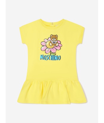 Moschino Baby Girls Teddy Flower Dress in Yellow sélection de produits