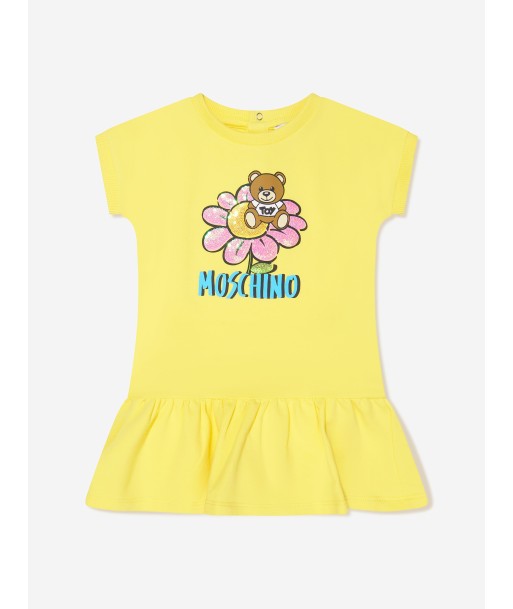 Moschino Baby Girls Teddy Flower Dress in Yellow sélection de produits