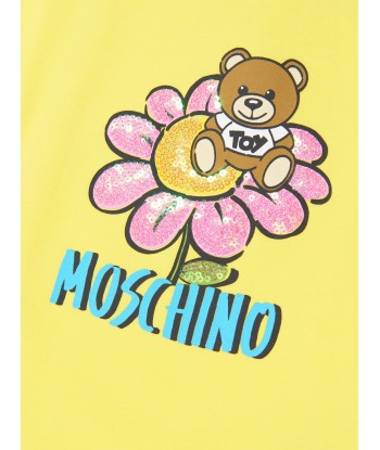 Moschino Baby Girls Teddy Flower Dress in Yellow sélection de produits