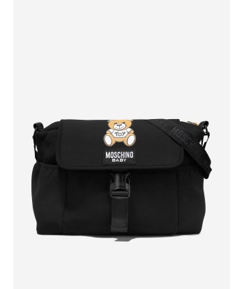 Moschino Baby Teddy Changing Bag in Black de technologie