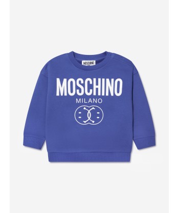 Moschino Baby Boys Milano Logo Tracksuit in Blue les muscles