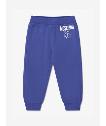 Moschino Baby Boys Milano Logo Tracksuit in Blue les muscles