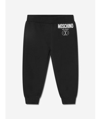 Moschino Baby Boys Milano Logo Tracksuit in Black acheter en ligne