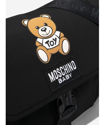 Moschino Baby Teddy Changing Bag in Black de technologie