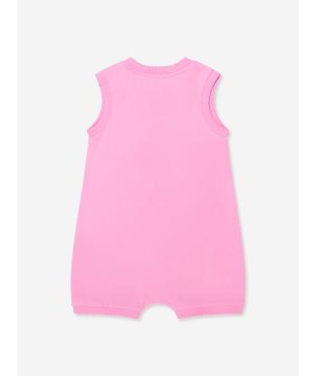 Moschino Baby Girls Romper With Gift Box in Pink s'inspire de l'anatomie humaine