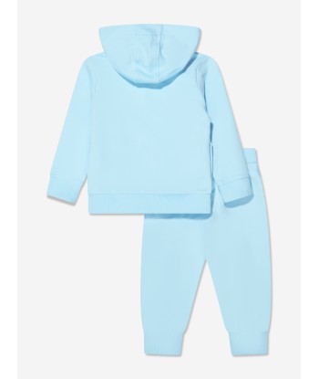 Moschino Baby Boys Teddy Logo Tracksuit in Blue Paris Déstockage Promo