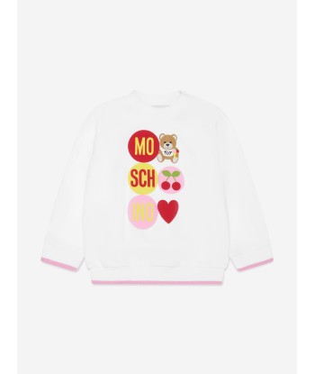 Moschino Baby Girls Teddy Logo Tracksuit in White Par le système avancé 