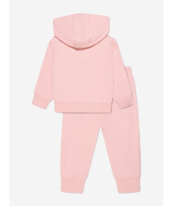 Moschino Baby Girls Teddy Logo Tracksuit in Pink Les êtres humains sont 