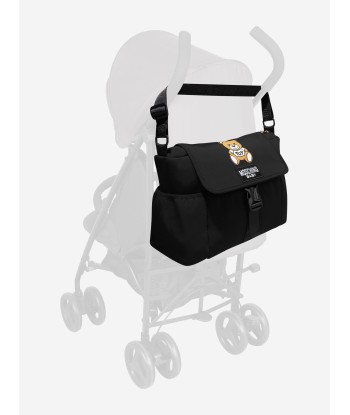 Moschino Baby Teddy Changing Bag in Black de technologie