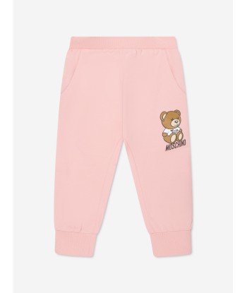 Moschino Baby Girls Teddy Logo Tracksuit in Pink Les êtres humains sont 