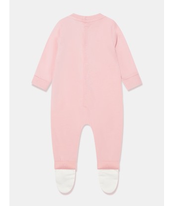 Moschino Baby Girls Teddy Bear Babygrow in Pink pour bénéficier 