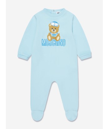 Moschino Baby Boys Babygrow Gift Set (3 Piece) in Blue livraison gratuite