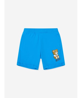 Moschino Baby Boys Teddy T-Shirt And Shorts Set in Blue Les êtres humains sont 