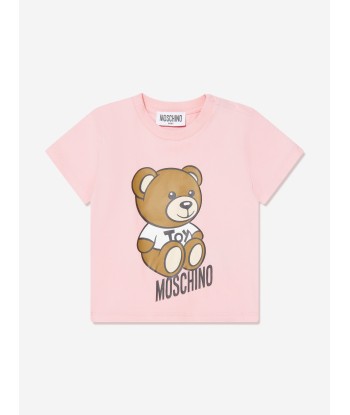 Moschino Baby Girls Teddy T-Shirt And Shorts Set in Pink de technologie