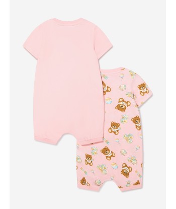 Moschino Baby Girls Romper Gift Set (2 Piece) in Pink Comment ça marche