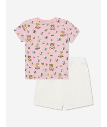 Moschino Baby Girls T-Shirt And Shorts Set in Pink les ligaments