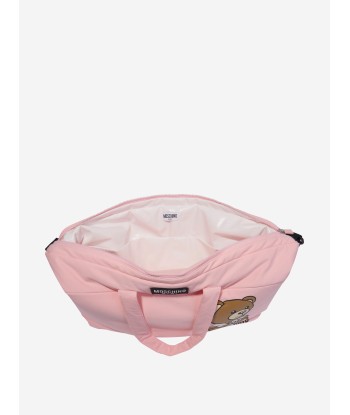 Moschino Baby Girls Teddy Logo Changing Bag in Pink online