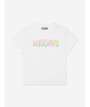 Moschino Baby Girls T-Shirt And Shorts Set in White online