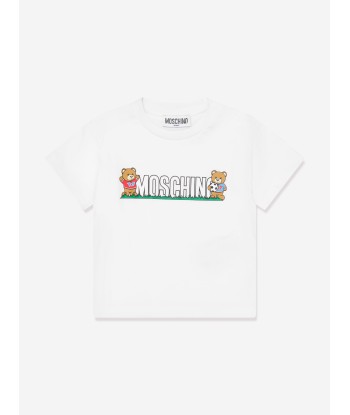 Moschino Baby Boys T-Shirt And Shorts Set in White Profitez des Offres !