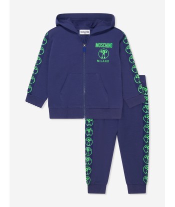 Moschino Baby Boys Milano Logo Tracksuit in Navy Le MVP de beaucoup